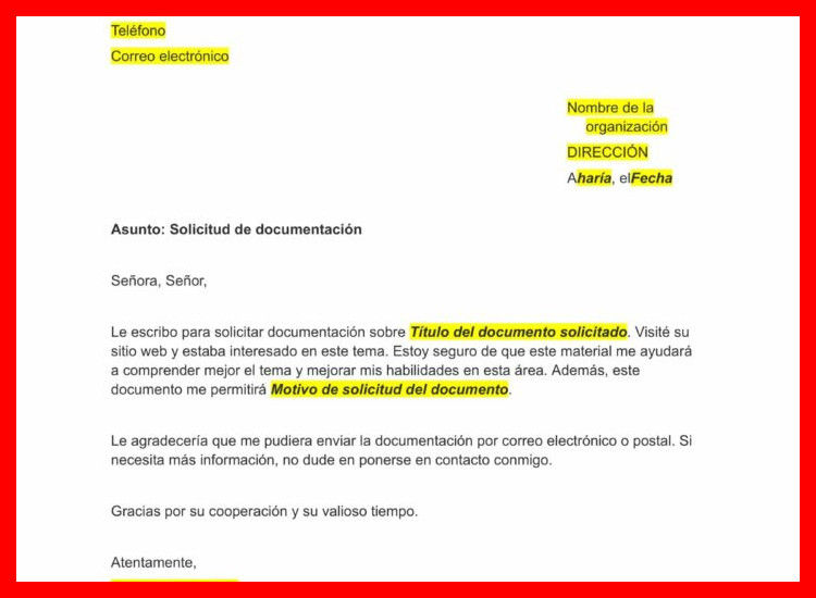 1. Documentación Necesaria para Iniciar la Solicitud