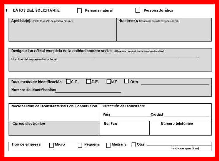1. Documentación Requisita para Iniciar el Trámite