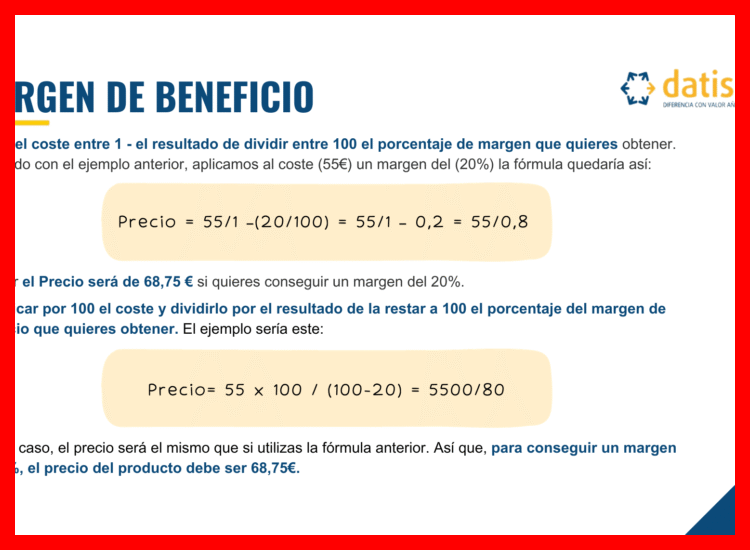 2. Cuando tu actividad genera márgenes de utilidad elevados