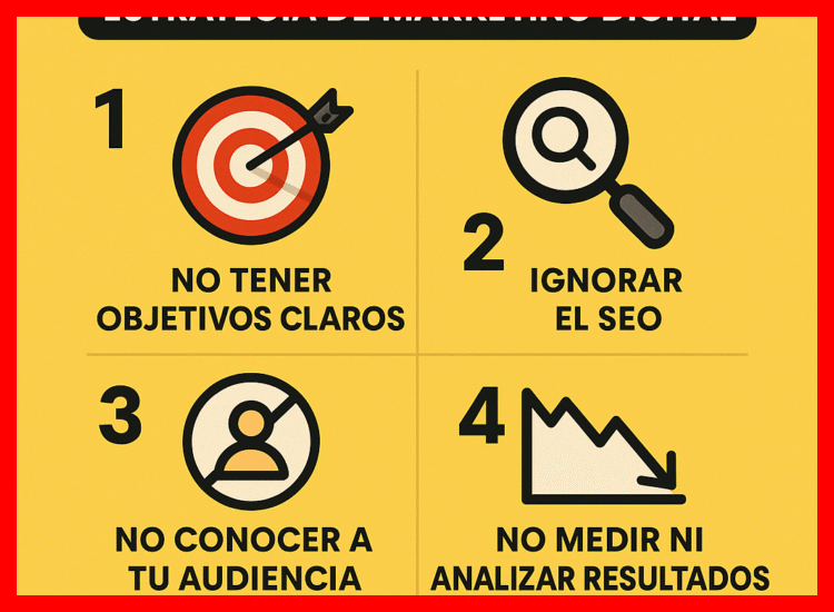 5. Errores comunes y cómo evitarlos