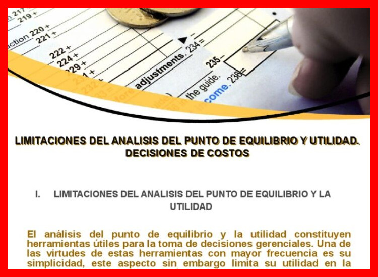 Limitaciones y Consideraciones Prácticas del Punto de Equilibrio