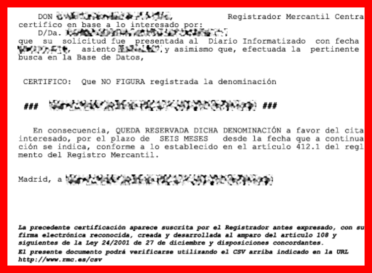 ¿Qué obtengo una vez completada la inscripción en el Registro Mercantil?
